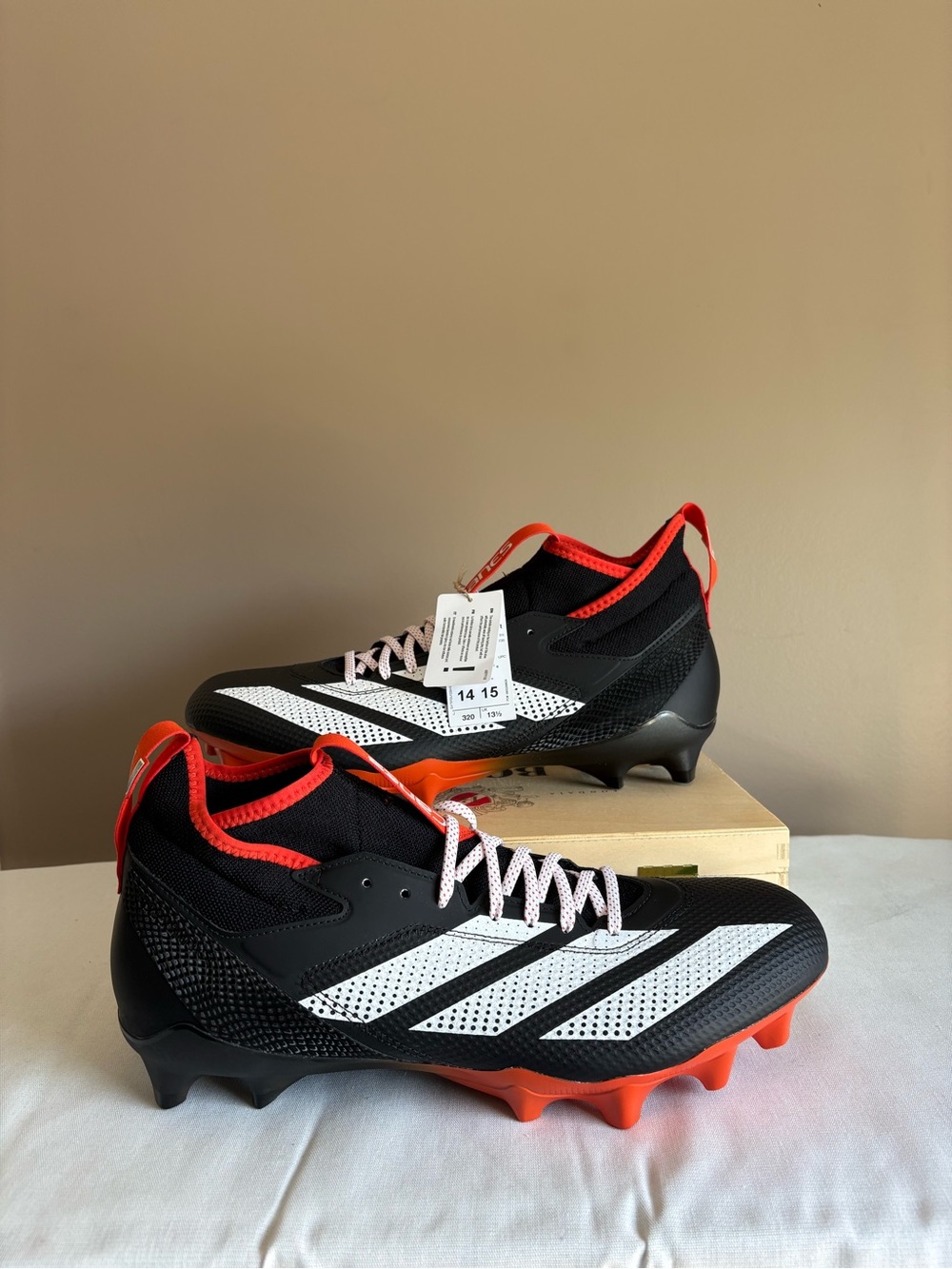 Authentic BlackUniversity of Miami  Cleats with U Logo
